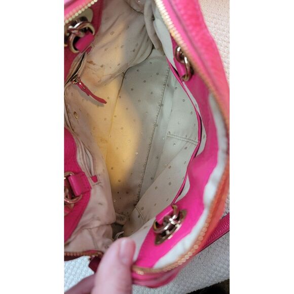 Kate Spade New York Small Georgina Gold Coast Shoulder Bag Hot Pink - Picture 9 of 10